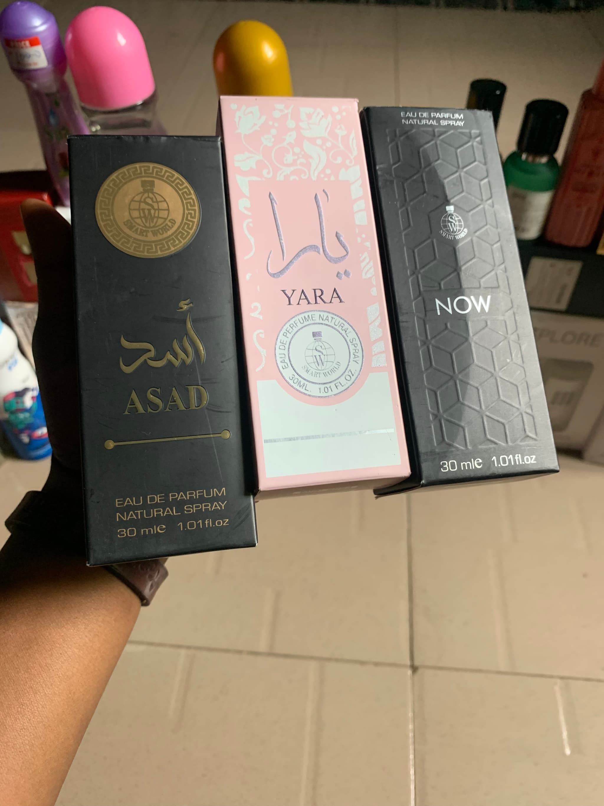 ASAD, YARA, NOW (Perfumes)